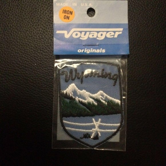VINTAGE PATCH NEW IN PACKAGE WYOMING - Picture 1 of 1